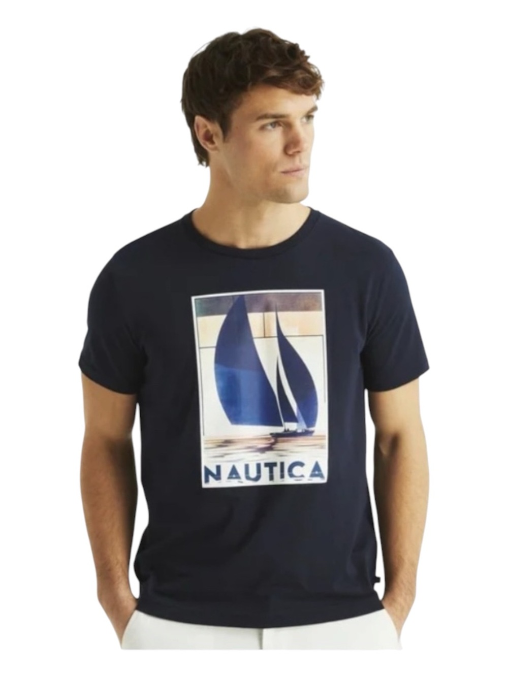 Nautica Sailboat Graphic Tee Shirt